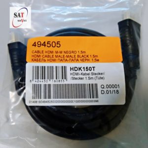 Видеошнур HDMI HDMI 1,5 м Televes