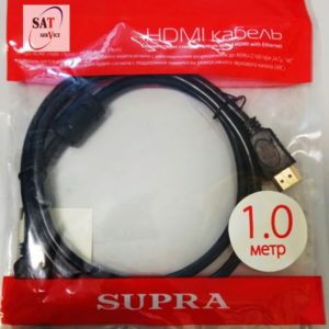 Видеошнур HDMI Supra 1 м