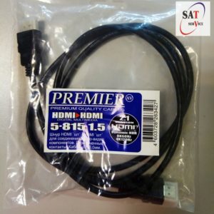 Видеошнур HDMI HDMI Premier 1,5 м