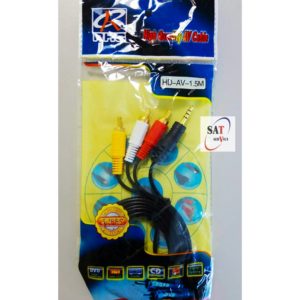 Видеошнур Джек 3RCA 1,5 м
