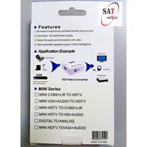 Конвертер HDMI 3RCA