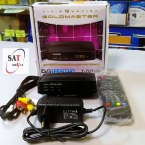 Приставка Gold Master T-707 HD / шнур 3Т