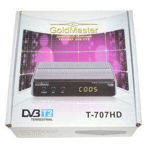 Приставка Gold Master T-707 HD / шнур 3Т
